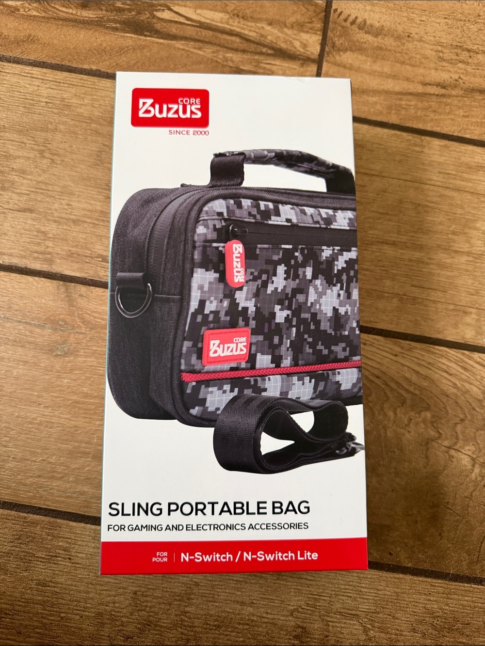 Buzus Core Gray Digital Camo Sling Portable Bag for Men